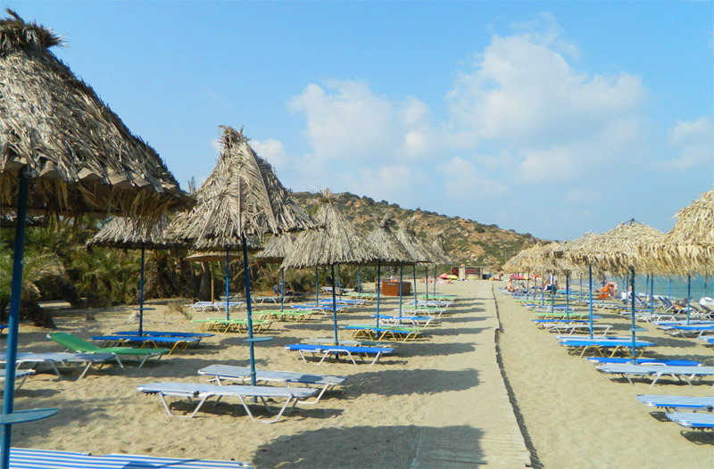 Kreta - plaża VAI